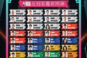 腾讯众解说预测新赛季NBA总冠军：马刺获11票力压雷霆 76人第三多