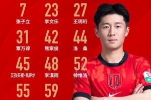 泰安天贶vs成都蓉城希拉谷比赛首发名单出炉！蓉城青年军，雄起