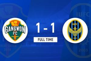 K联赛：金大元大力抽射，江原FC1-1仁川联