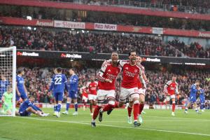 积分平曼城！阿森纳2-0埃弗顿英超3连胜 孔萨处子球加布建功
