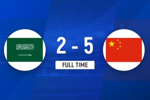 U15世界杯-中国5-2沙特取第2胜 钟俊辉3射1传王子霈、郭润东破门