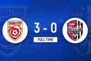 晋级决赛！常州队3-0两回合3-0淘汰盐城队 常州队三度角球破门
